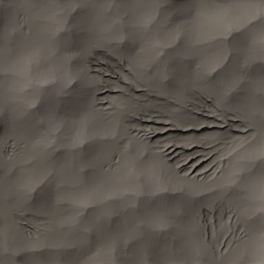 Hydraulic Erosion with default settings